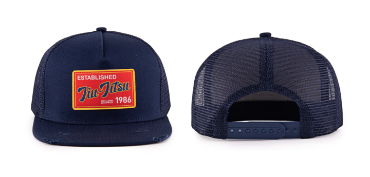 GORRA JIU JITSU AZUL VINTAGE