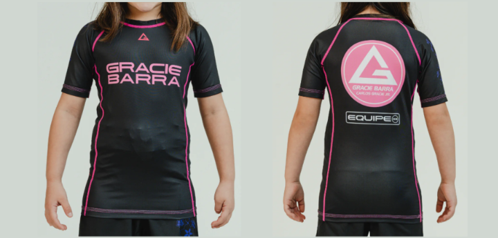 LICRA SAKURA NEGRA MANGA CORTA