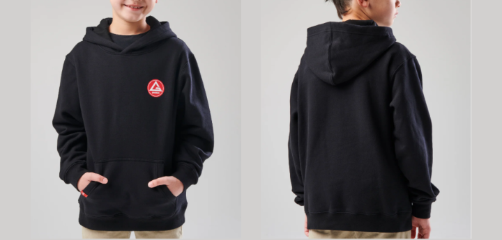 SUDADERA CLASICA NEGRA TALLA 9-11