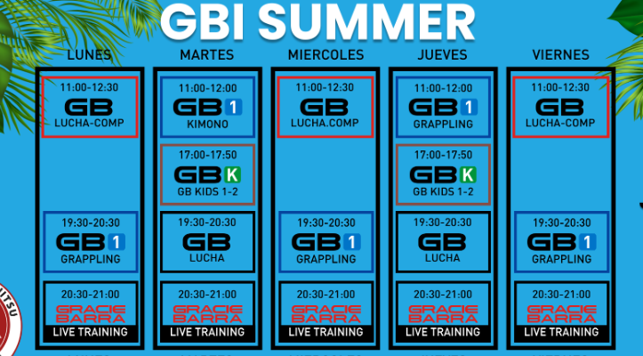 HORARIO JULIO