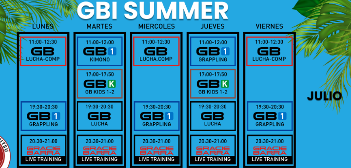HORARIO JULIO 2025