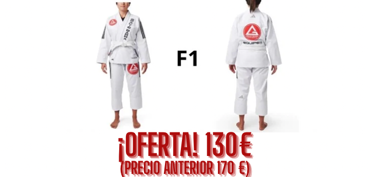 KIMONO ADIDAS BLANCO TALLA F1 (EDICIÓN LIMITADA)