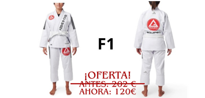 KIMONO ADIDAS BLANCO TALLA F1 (EDICIÓN LIMITADA)
