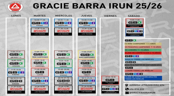 HORARIO CURSO 2025-2026