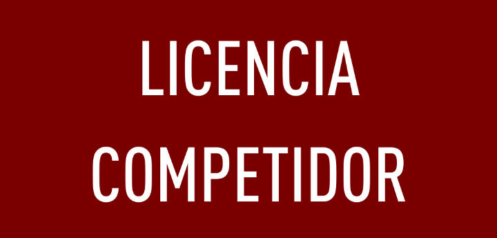 LICENCIA DE COMPETIDOR