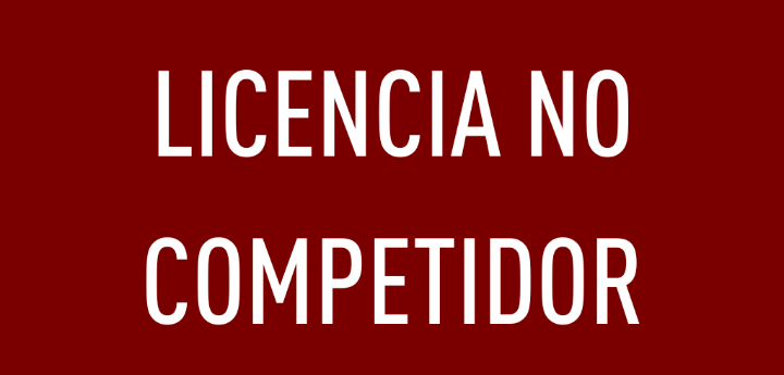 LICENCIA NO COMPETIDOR
