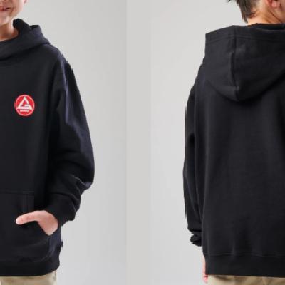 SUDADERA CLASICA NEGRA TALLA 5-6